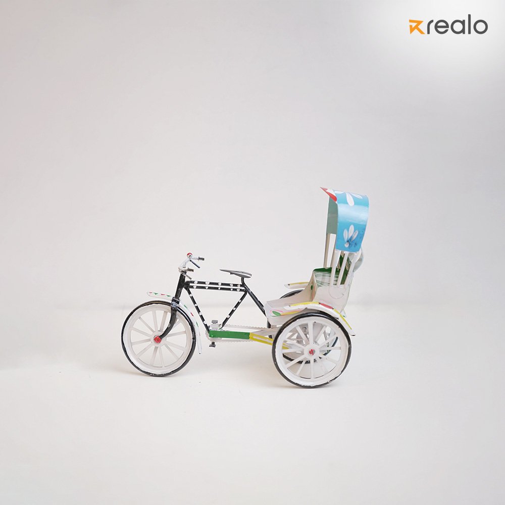 Miniature Rickshaw Green-Large - Image 4